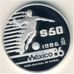 Мексика 50 песо 1985 год