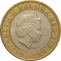 Великобритания 2 фунта 2007 год - 300 лет Акту о союзе Англии и Шотландии