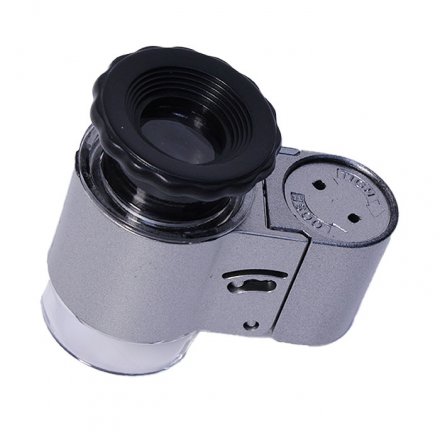 Микроскоп 50X - №9882А с подсветкой+детектор JA-136 C 17-184/360/