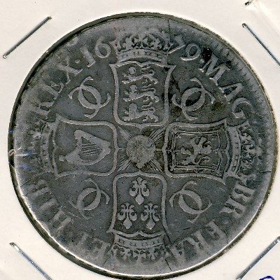 Великобритания 1 крона 1679 год