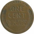 США 1 цент 1936 год - Авраам Линкольн (без отметки МД)