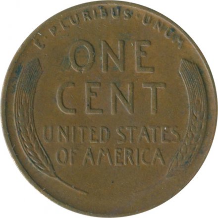 США 1 цент 1936 год - Авраам Линкольн (без отметки МД)