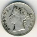 Гонконг 5 центов 1894 год