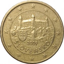 Словакия 10 евроцентов 2009 год