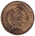 Перу 5 сентимо 1998 год