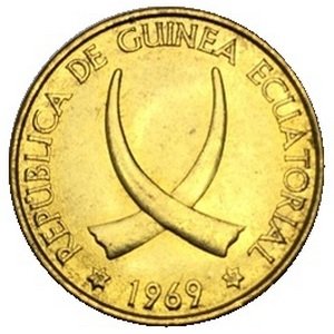Экваториальная Гвинея 1 песета 1969 год