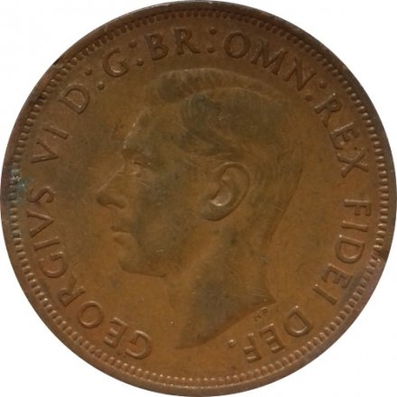 Великобритания 1 пенни 1949 год