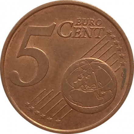 Германия 5 евроцентов 2004 год (J)