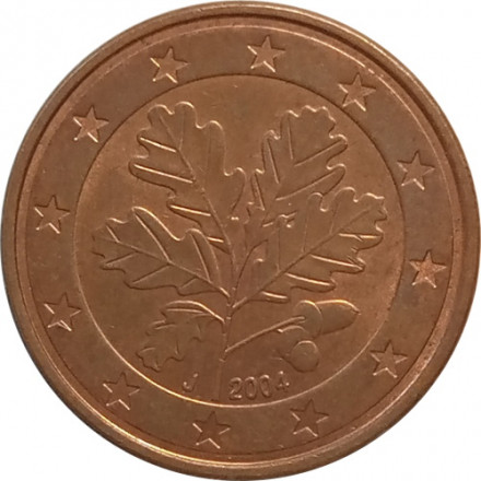 Германия 5 евроцентов 2004 год (J)