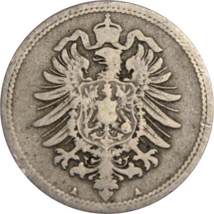 Германия 10 пфеннигов 1876 год (A)