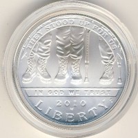 Монета США 1 доллар 2010 год
