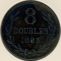 Гернси 8 дублей 1885 год