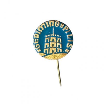 Значок-иголка Литва. Вильнюс. Gedimino pilis. Башня Гедимина