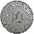 Мальта 10 центов 1972 год - Корабль