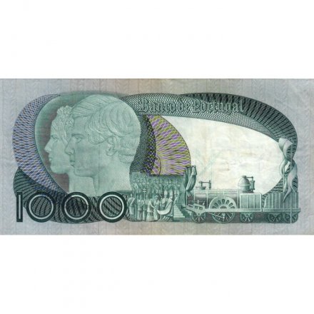 Португалия 1000 эскудо 1982 год - Дон Педро V - VF+