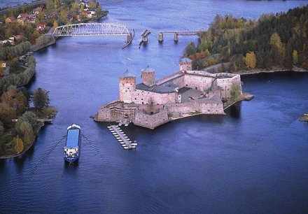 Финляндия 10 евро 1996 год - Крепость Олавинлинна (Олафсборг) (Unusual)