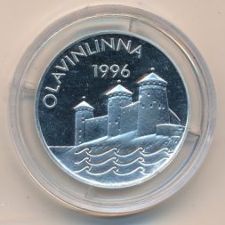 Финляндия 10 евро 1996 год - Крепость Олавинлинна (Олафсборг) (Unusual)