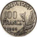 Франция 100 франков 1955 год (без отметки МД)