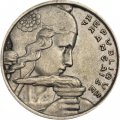 Франция 100 франков 1955 год (без отметки МД)