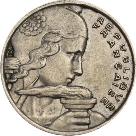 Франция 100 франков 1955 год (без отметки МД)