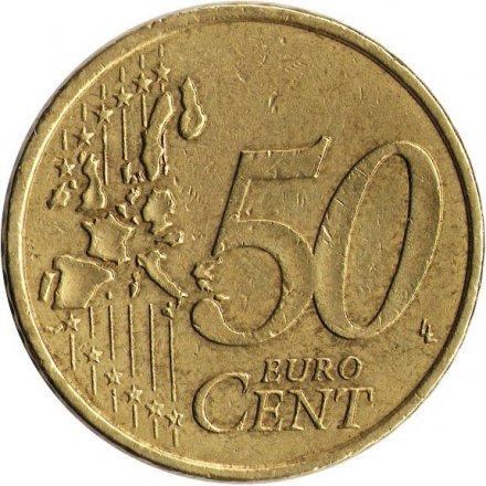 Греция 50 евроцентов 2002 год (F)