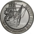 Португалия 2,5 евро 2012 год - 75 лет учебному кораблю «Сагреш»