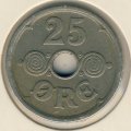 Дания 25 эре 1938 год