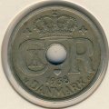 Дания 25 эре 1938 год