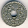 Франция 5 сантимов 1922 год