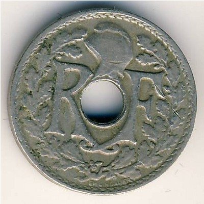 Франция 5 сантимов 1922 год