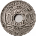 Франция 10 сантимов 1931 год