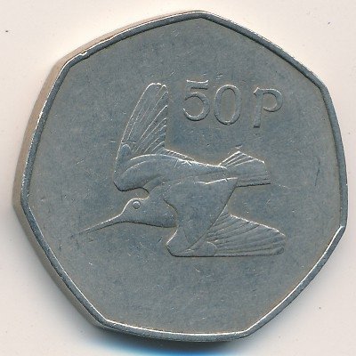 Ирландия 50 пенсов 1970 год