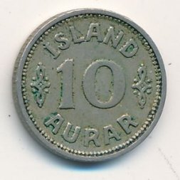 Исландия 10 эйре 1929 год