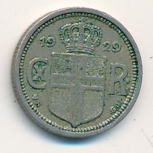 Исландия 10 эйре 1929 год