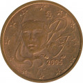 Франция 2 евроцента 2005 год - Марианна