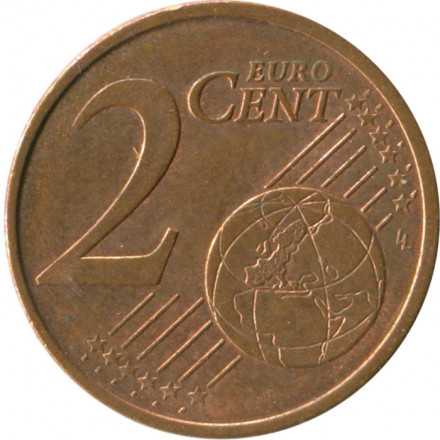Франция 2 евроцента 2005 год - Марианна