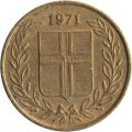 Исландия 50 эйре 1971 год - Герб