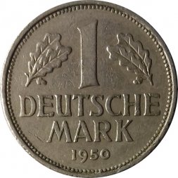ФРГ 1 марка 1950 год (D)