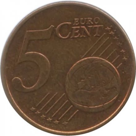 Греция 5 евроцентов 2009 год