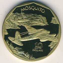 Маршалловы острова 10 долларов 1991 год