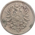 Германия 10 пфеннигов 1873 год (B)