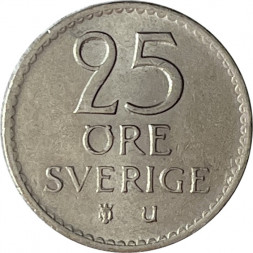 Швеция 25 эре 1966 год