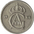Швеция 25 эре 1966 год
