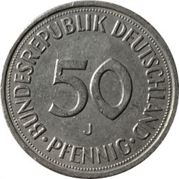 ФРГ 50 пфеннигов 1983 год (J)