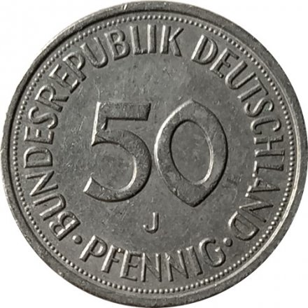 ФРГ 50 пфеннигов 1983 год (J)