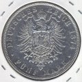 Бавария 5 марок 1874 год