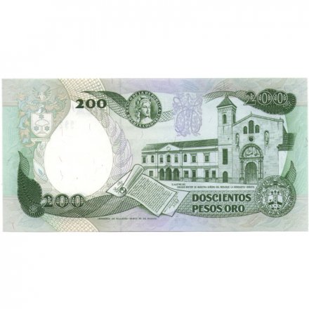 Колумбия 200 песо 1992 год - UNC