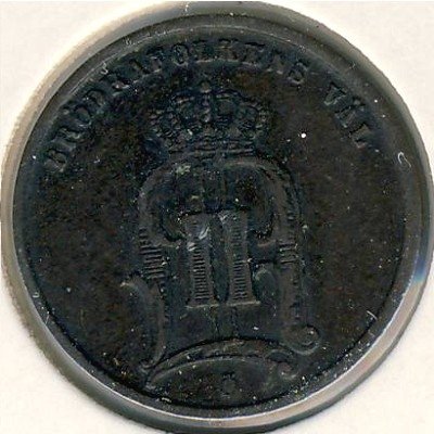 Швеция 1 эре 1875 год