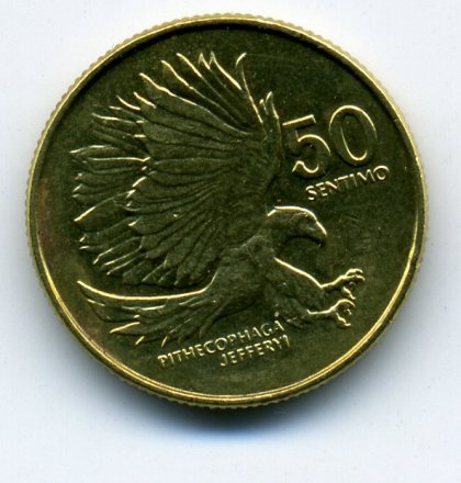 Филиппины 50 сентимо 1993 год
