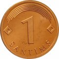 Латвия 1 сантим 2008 год